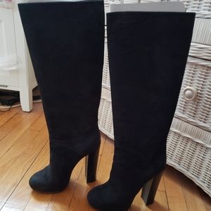 Brian Atwood Knee-high Suede boots
